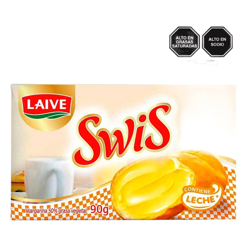 MARGARINA EN BARRA SWIS LAIVE 90G 