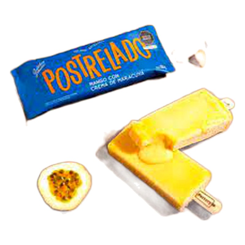 POSTRELADO MANGO CON CREMA DE  MARACUYA 130G 