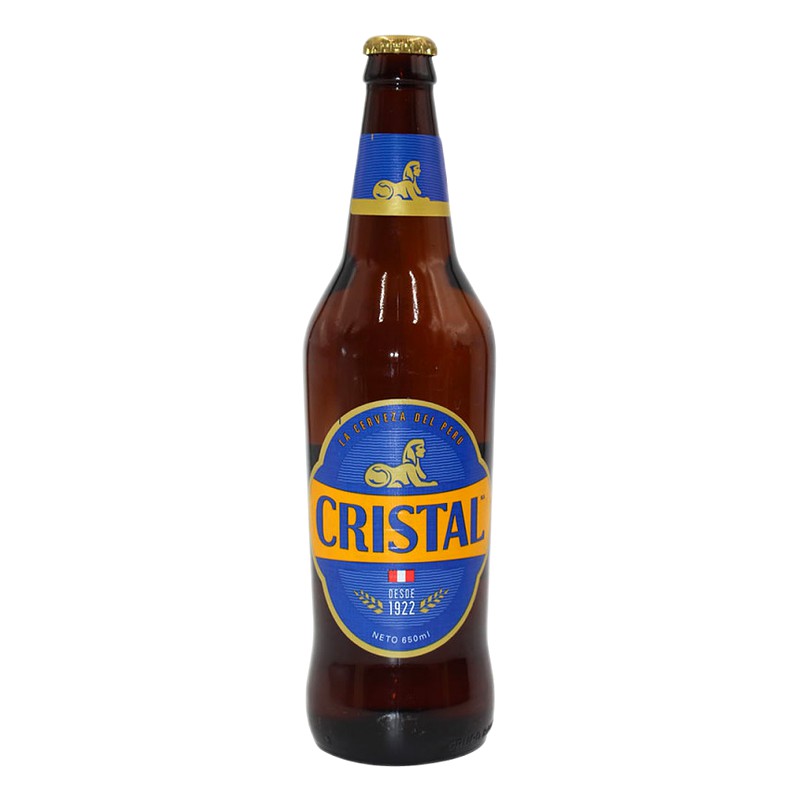 CERVEZA CRISTAL BOTELLA X UND 650ML