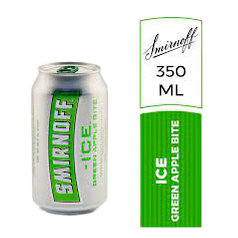 SMIRNOFF ICE GREEN APPLE LATA 350ML
