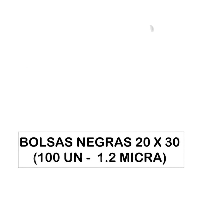 BOLSA DE BASURA DE 20X30 (CHICAS)