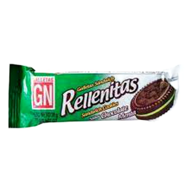 RELLENITAS DE CHOCO MENTA 36G