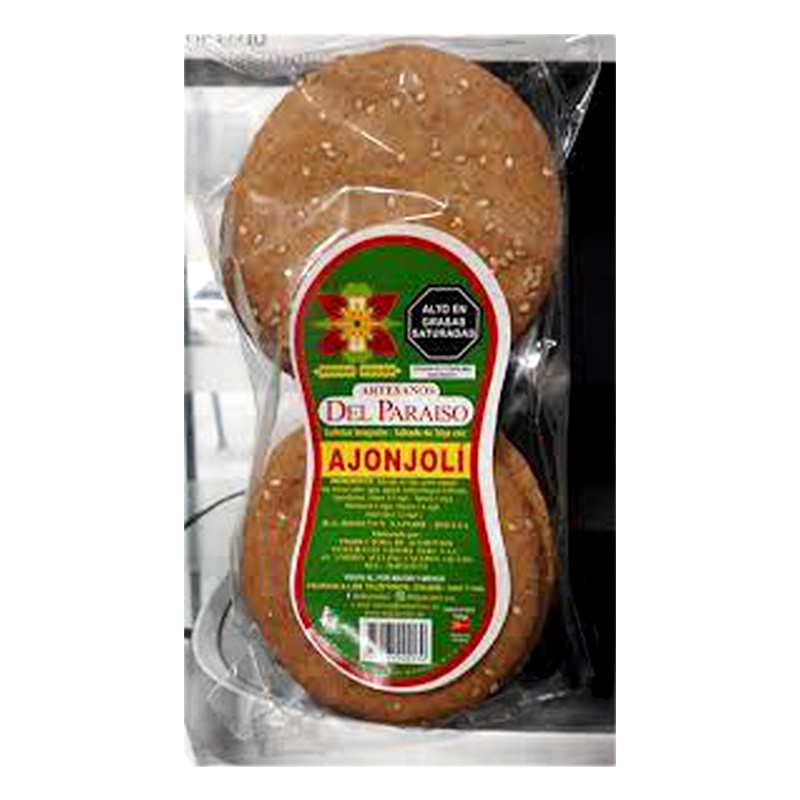 GALLETA INTEGRAL DEL PARAISO REDONDAS CON AJONJOLI 100GR 
