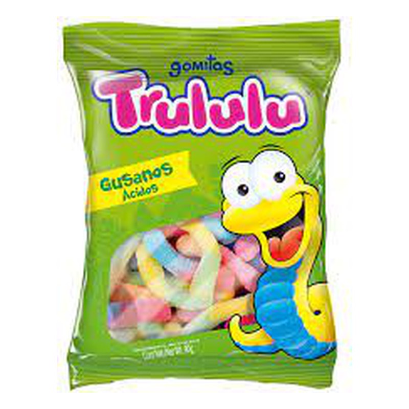 TRULULU GUSANOS ACIDOS 80G 