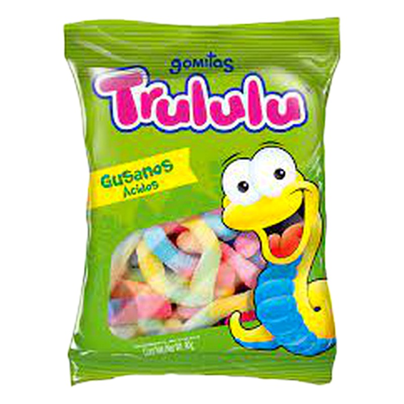 TRULULU GUSANOS ACIDOS 80G 