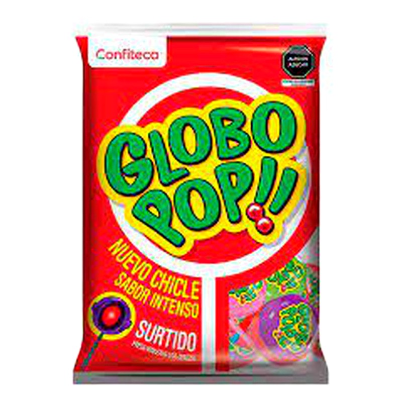CHUPETIN GLOBO POP X BOLSA 432G 