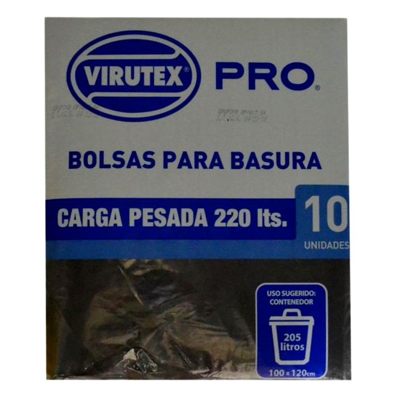 BOLSA PARA BASURA 220L (PQ 10 UND)
