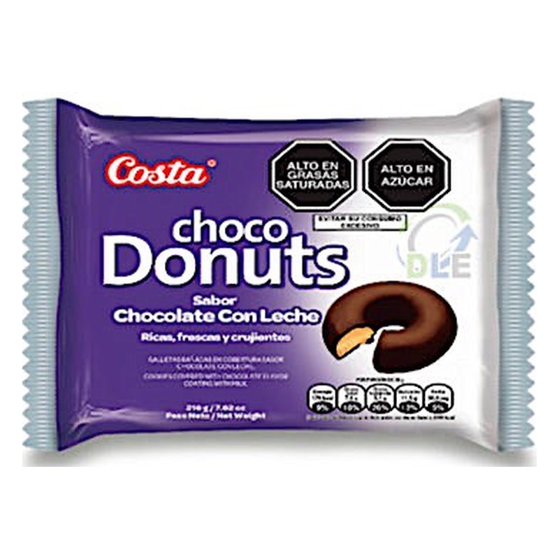 CHOCO DONUTS CHOCOLATE 216G