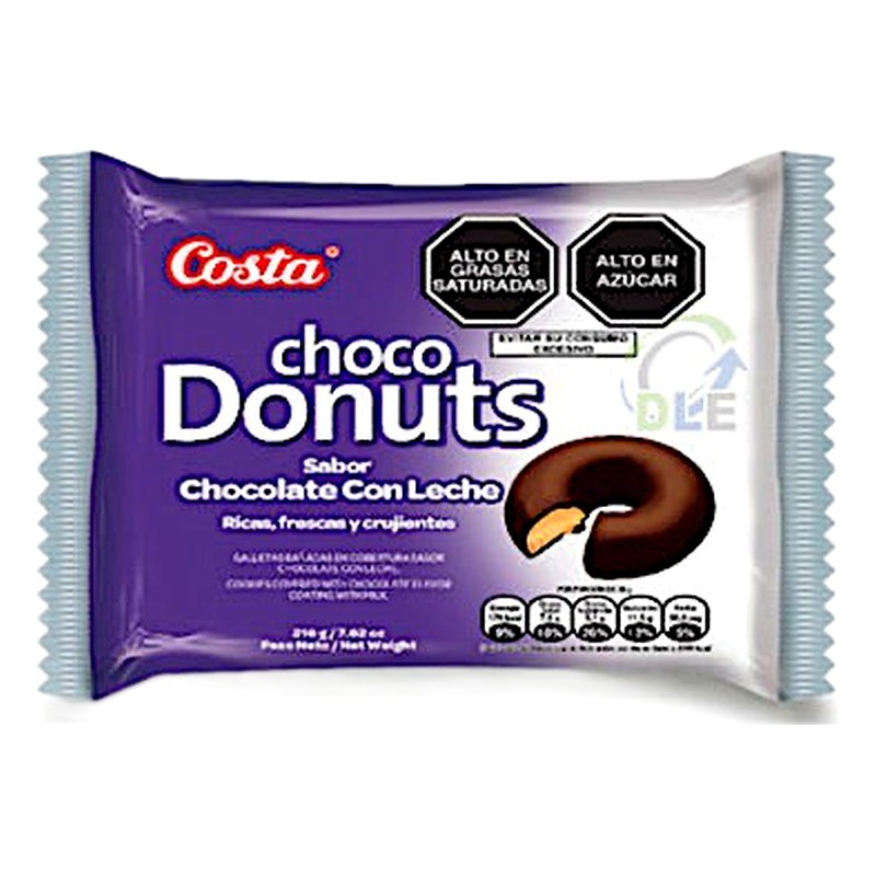 CHOCO DONUTS CHOCOLATE 216G