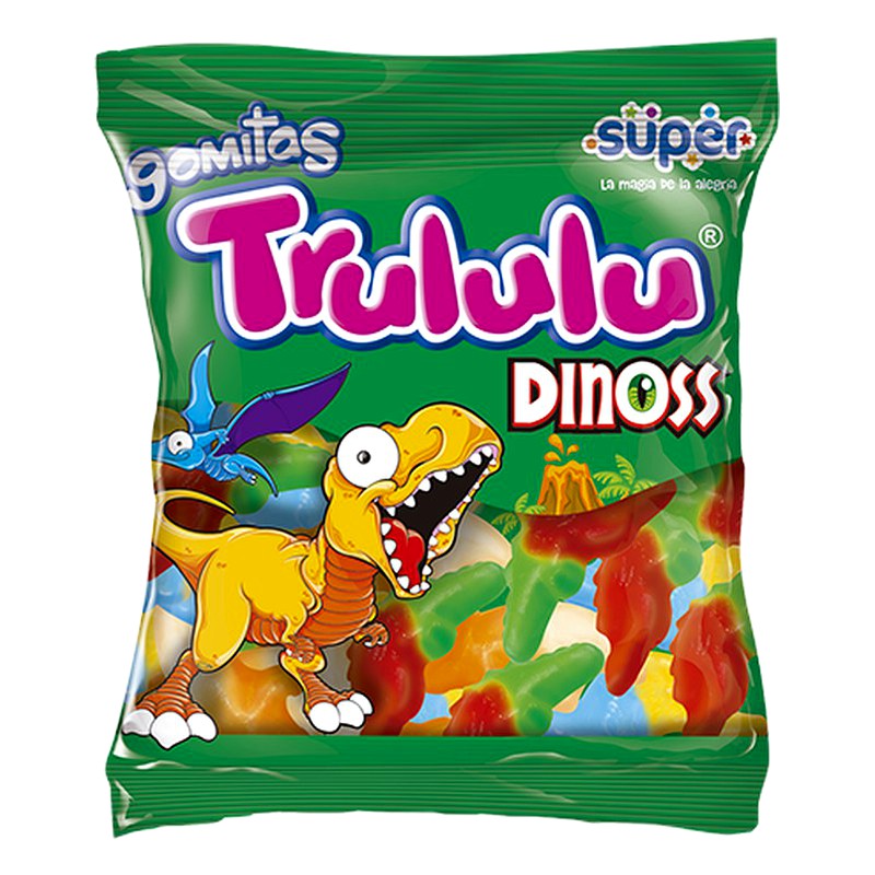GOMITAS TRULULU DINOSS 90G 