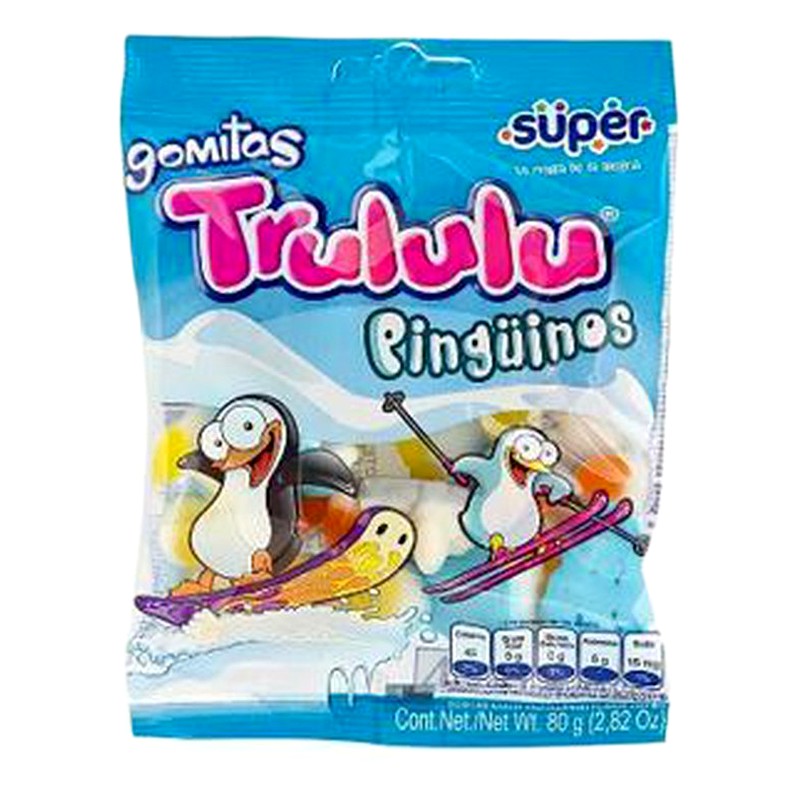 GOMITAS TRULULU PINGUINOS 80G 