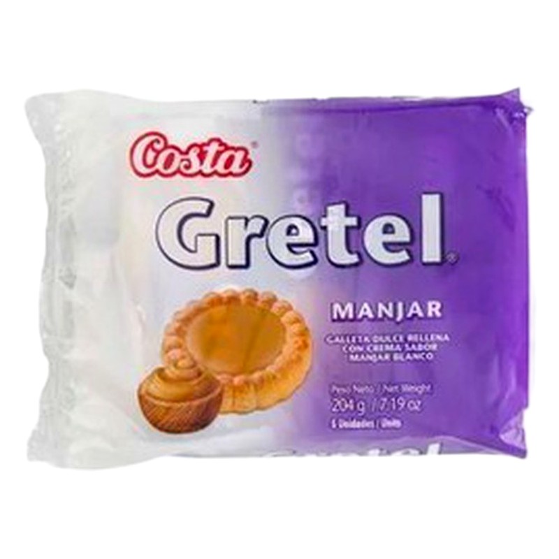 GRETEL MANJAR X PAQUETE 204G 