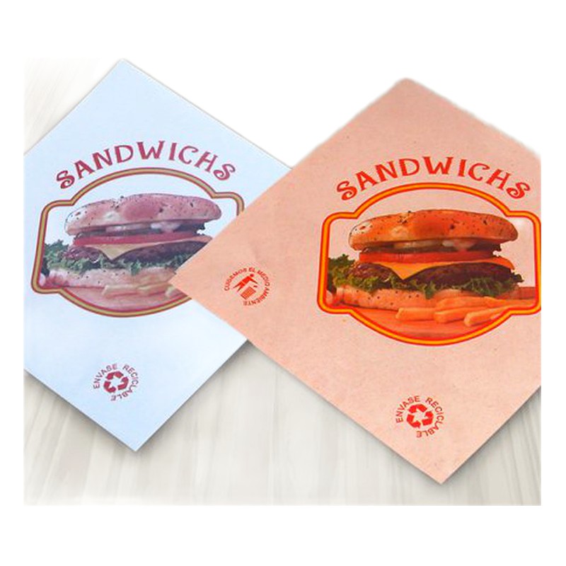 PAPEL PARA HAMBURGUESA