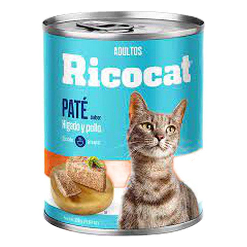 RICOCAT PATE HIGADO Y POLLO ADULTO 330G