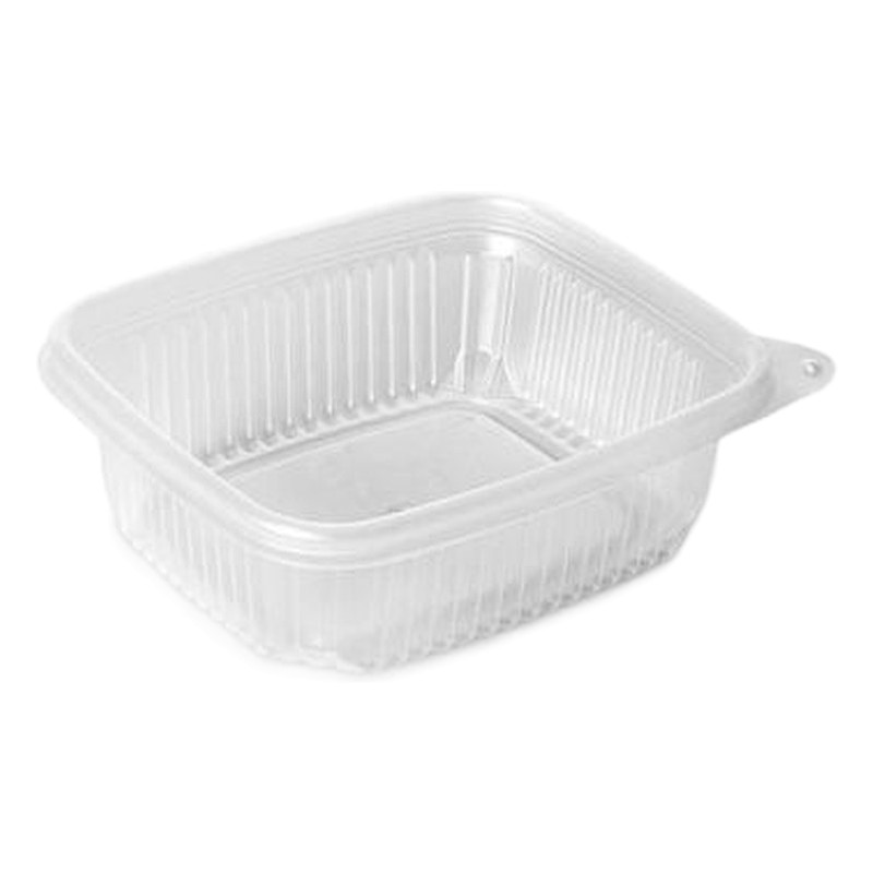 ENVASE RECTANGULAR TRANSPARENTE 1/2 KG DELI (50 UND) 