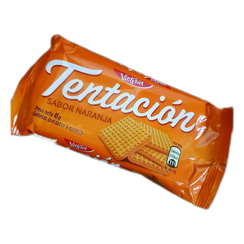 GALLETA TENTACION SABOR NARANJA 45G