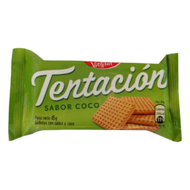 GALLETA TENTACION SABOR COCO 45G