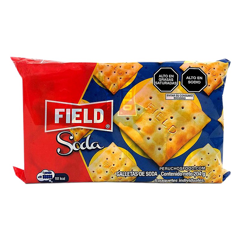 SODA FIELD  X PAQUETE 204G
