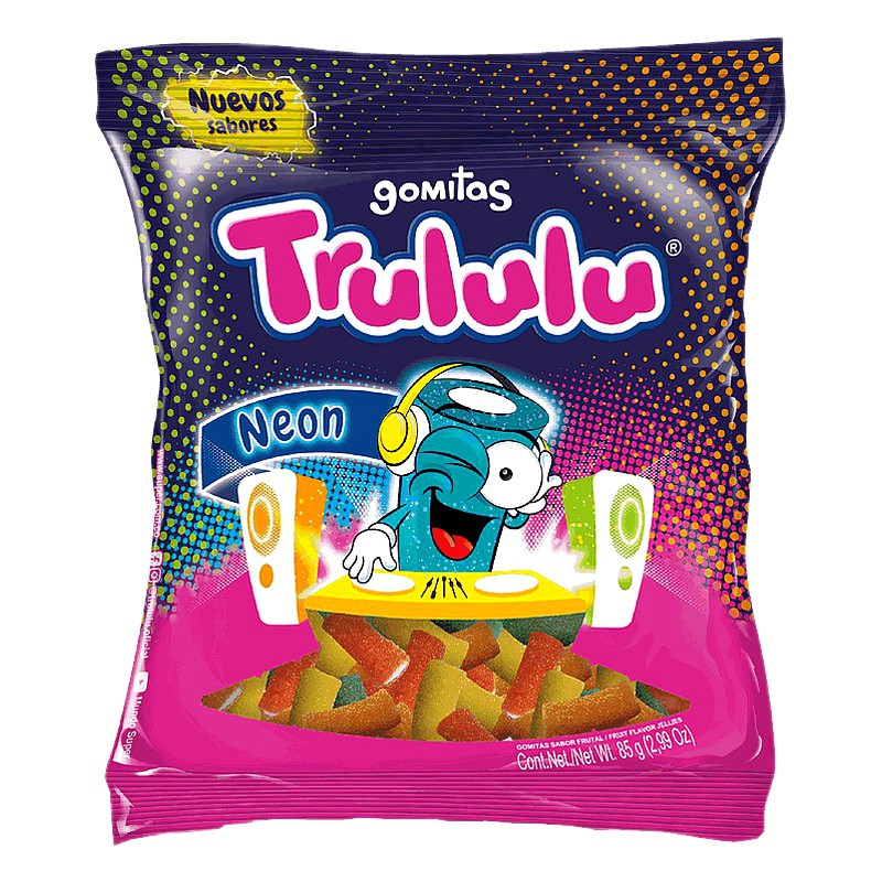GOMITAS TRULULU NEON 85G 
