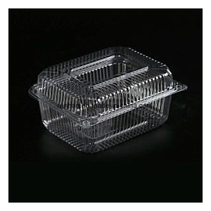CT4 CUADRADO TRANSP. PLASTICO C/TAPA (50 UND)