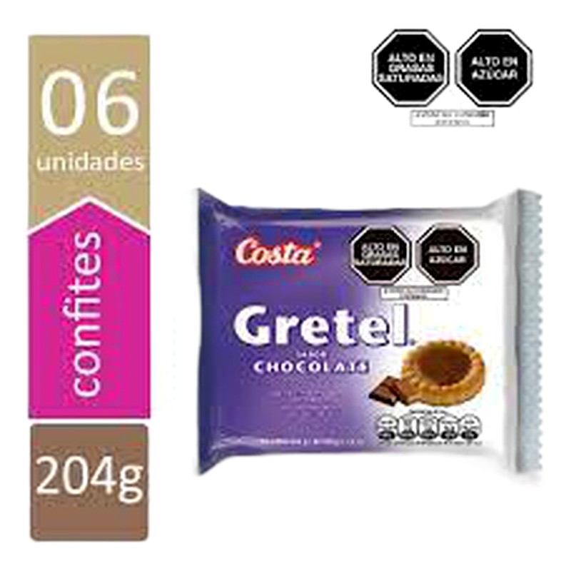 GRETEL CHOCOLATE X PAQUETE 204G 