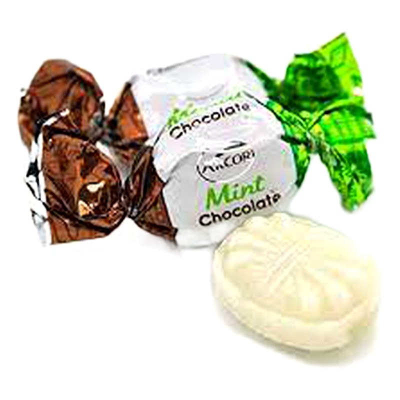 CARAMELO RELLENOS DE MENTA Y CHOCO