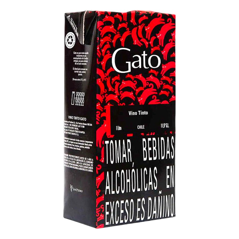 VINO TINTO GATO 1L 