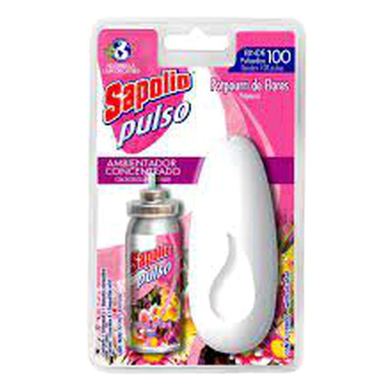 AMBIENTADOR PULSO SAPOLIO FLORES 100 PULSADAS
