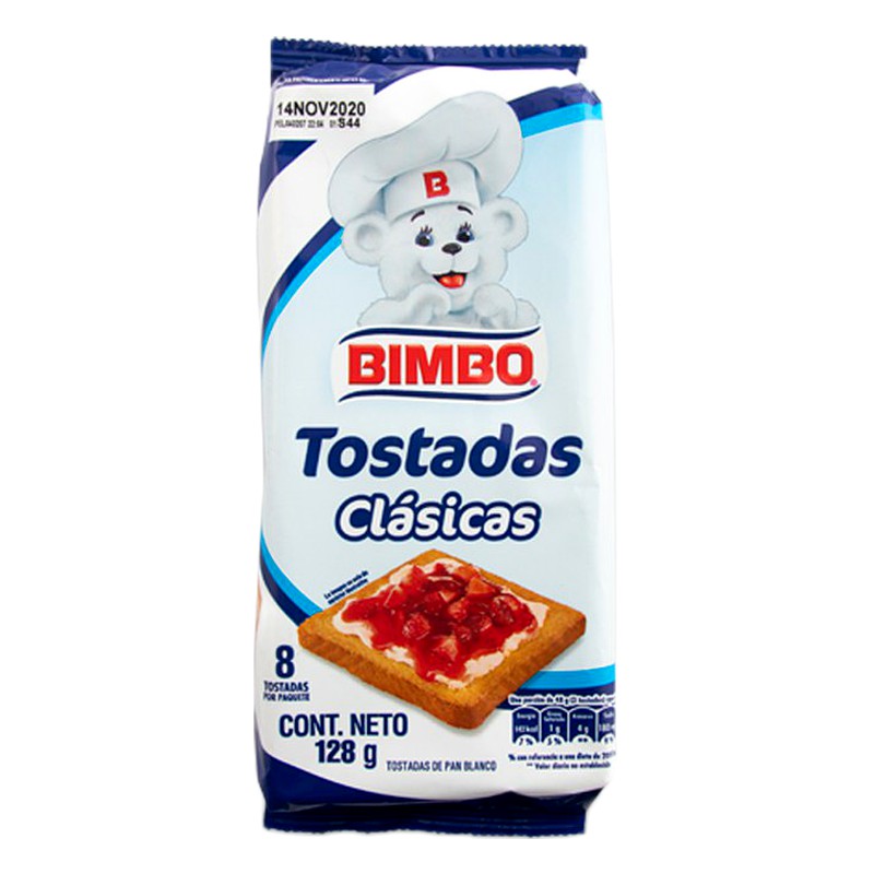 TOSTADAS CLÁSICAS BIMBO 128G