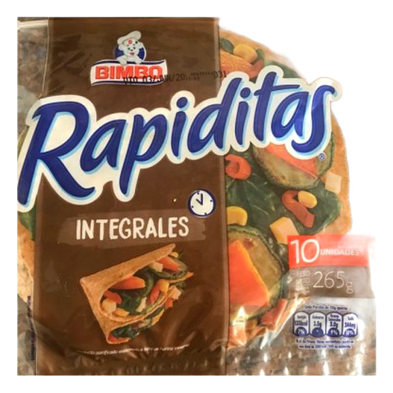 RAPIDITAS INTEGRALES BIMBO 310G