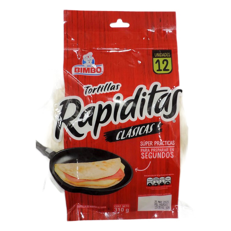 RAPIDITAS CLÁSICAS BIMBO 310G
