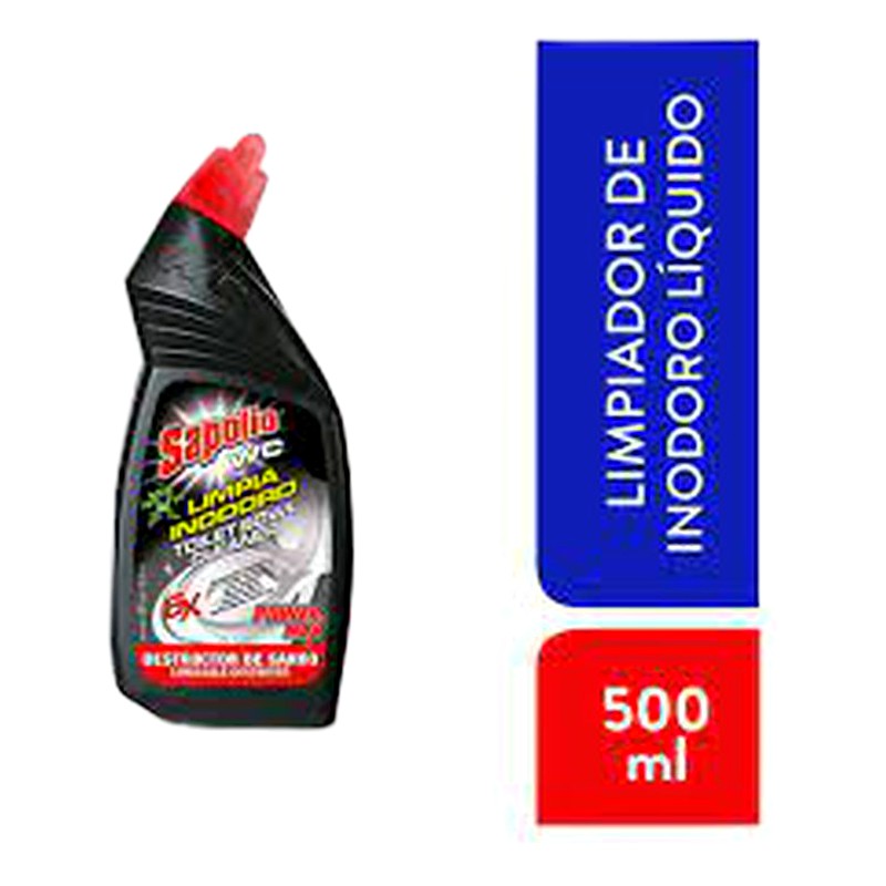 LIMPIA INODORO POWER MAX SAPOLIO 6X 500ML