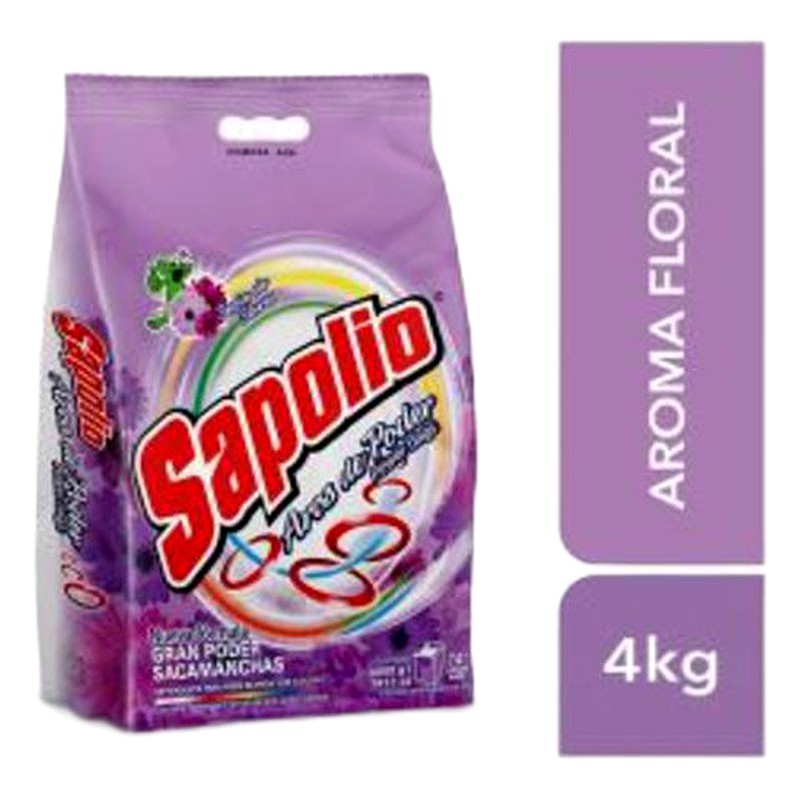 DETERGENTE SAPOLIO FERIA DE FLORES 4 KG