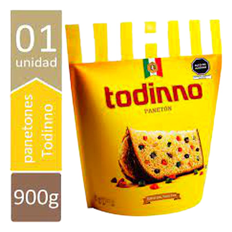 PANETON TODINNO EN BOLSA 900G 