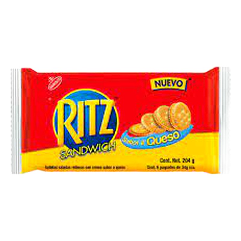 RITZ CON QUESO X UND.