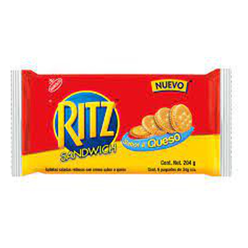 RITZ CON QUESO X UND.
