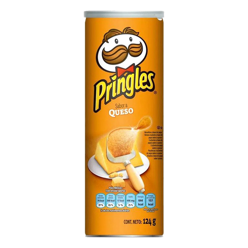 PRINGLES SABOR QUESO 124G