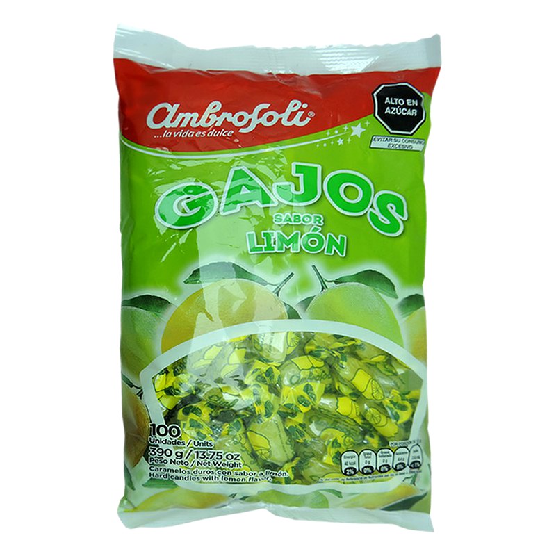 CARAMELOS DE LIMÓN X PQT. 390G
