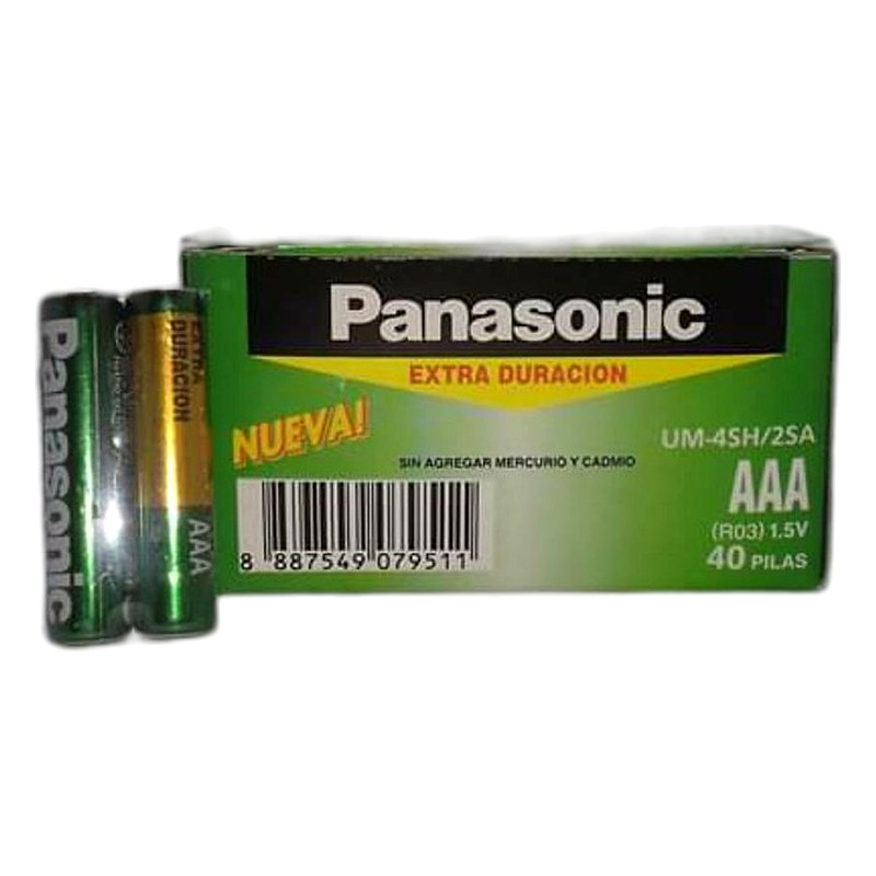 PILAS PANASONIC TRIPLE AAA X PARES 