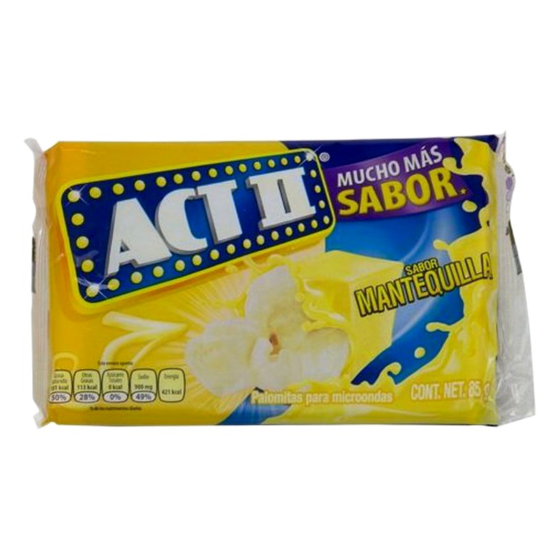 PALOMITAS DE MAÍZ SABOR MANTEQUILLA 80G