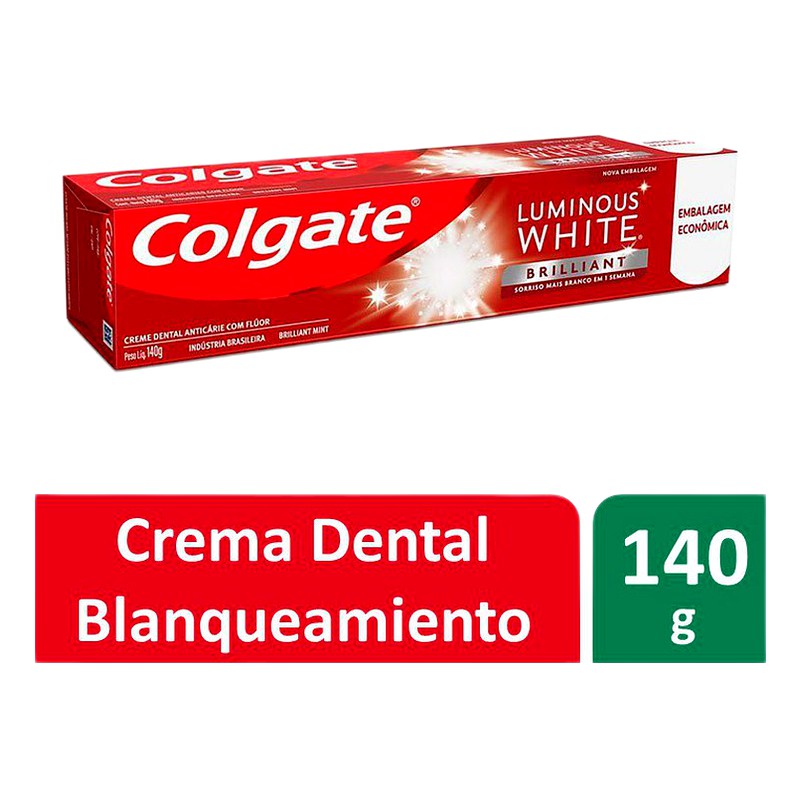 COLGATE LUMINOUS WHITE 140 G 