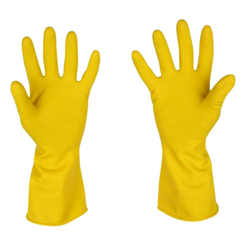 GUANTES DE LATEX HOUSEHOLD GLOVES TALLA L 