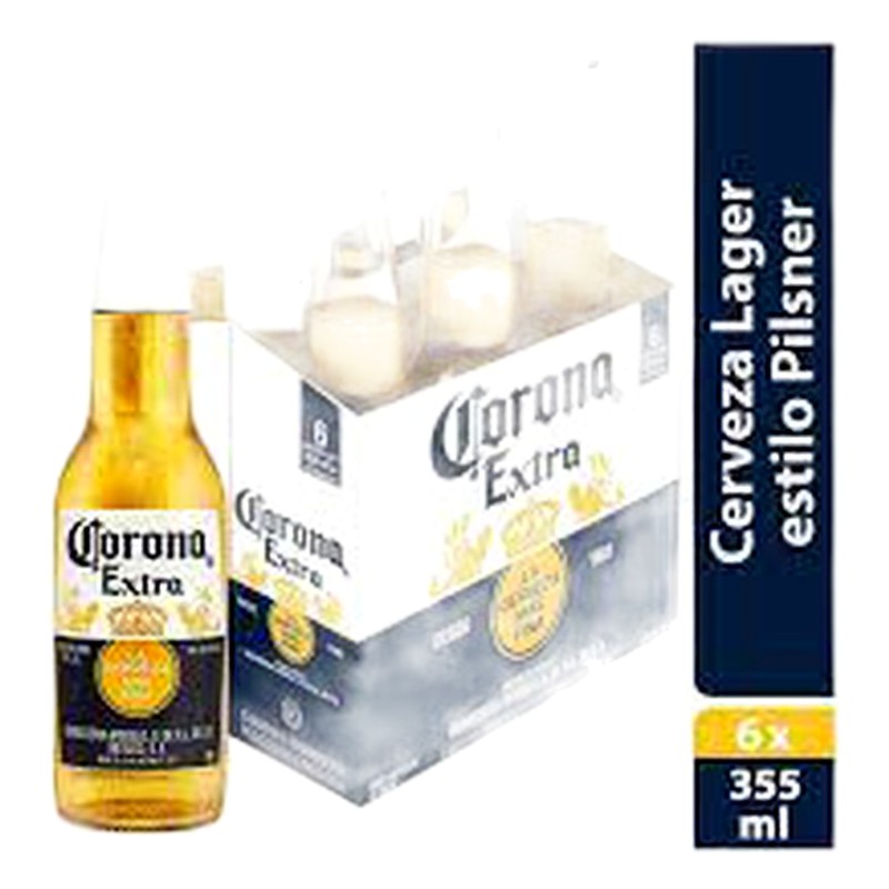 !!! OFERTA!!!CERVEZA CORONITA EXTRA BOTELLA SIX PACK 210ML