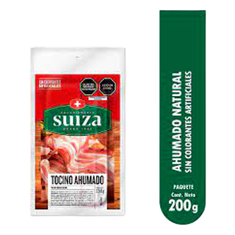 TOCINO AHUMADO SUIZA LAIVE 200G 
