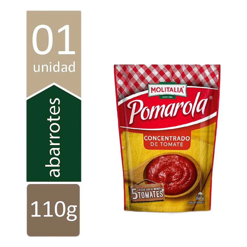 POMAROLA CONCENTRADO DE TOMATE 110G 