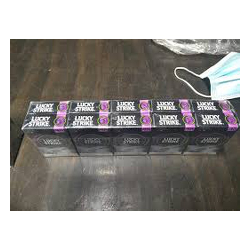 CIGARRO LUCKY STRIKE MORA X 1/2 PAQUETE (DE 5 CAJETILLAS X 20UND)