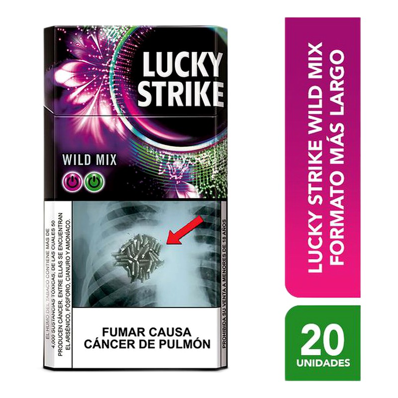OFERTA "CAJETILLA  LUCKY STRIKE MORA DE 20 UND"