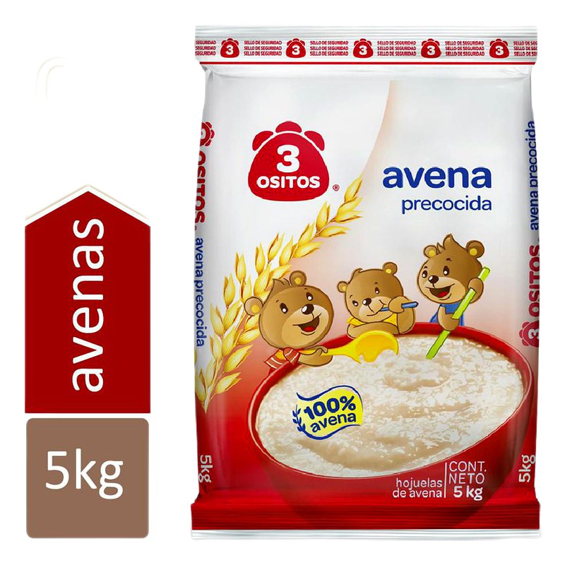 AVENA PRECOCIDA 3 OSITOS DE 5KG 