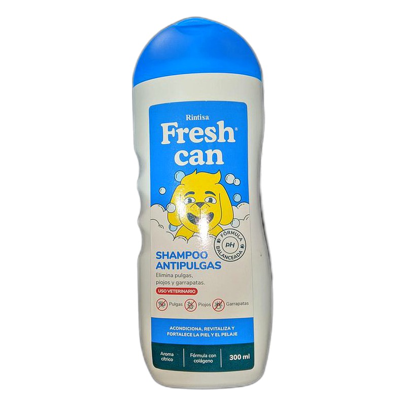 SHAMPOO ANTIPULGAS FRESH CAN  POTE 300 ML 