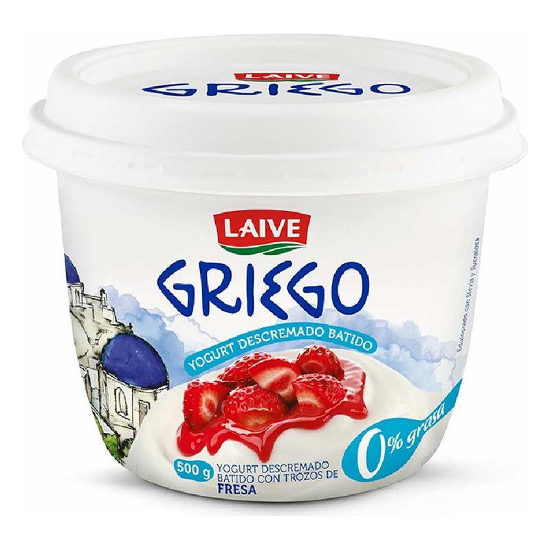YOGURT GRIEGO FRUTADO DE FRESA 500G 